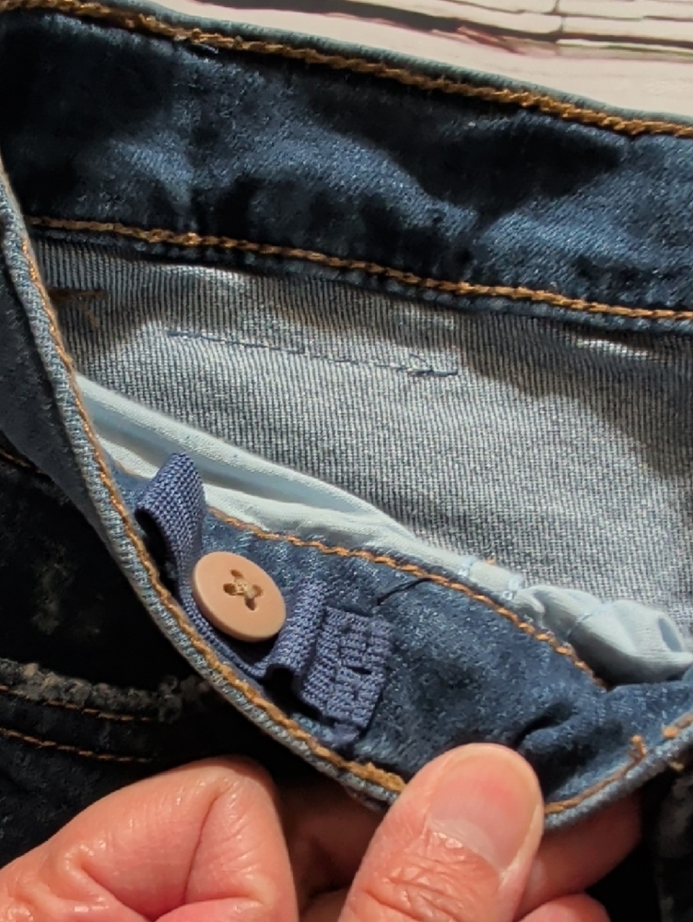 ๐ Zara Girls Dark Blue Kids Denim Jeans - Picture 6 of 10